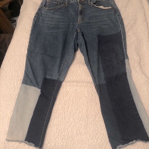 Universal Thread Color Block Jeans - Picture 2 of 3
